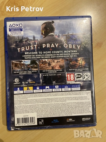 Игра За PS4 Far Cry 5, снимка 2 - Игри за PlayStation - 55838722