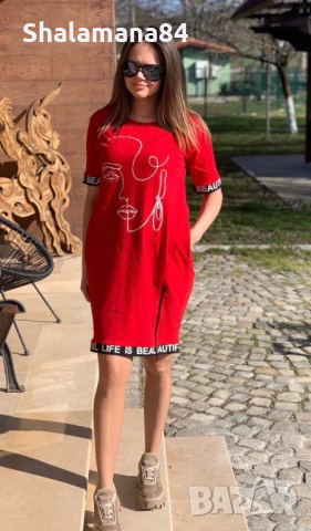 Дамски роклички на едро и дребно 16621, снимка 3 - Рокли - 44611170