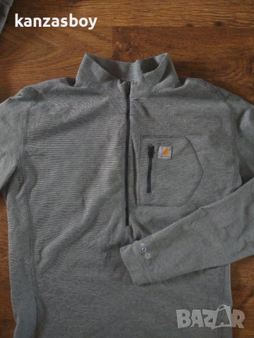 Carhartt Base Force Heavyweight Base Layer Quarter-Zip - страхотна мъжка блуза КАТО НОВА, снимка 8 - Спортни дрехи, екипи - 38025125