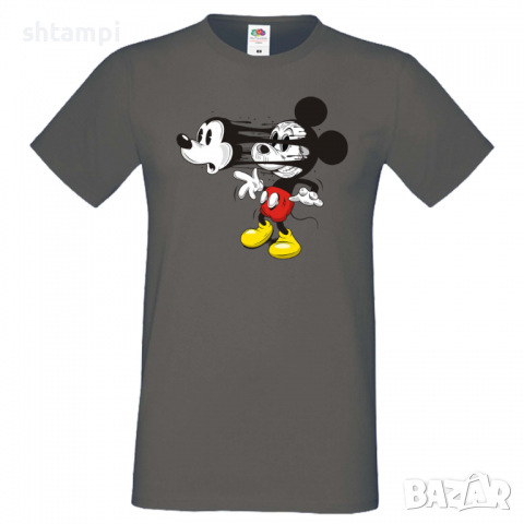 Мъжка тениска Mickey Mask Подарък,Изненада,Рожден ден, снимка 4 - Тениски - 36576181
