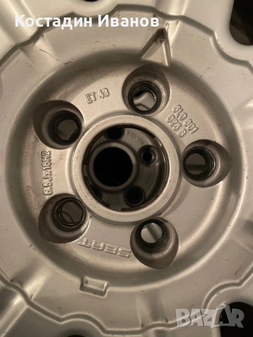 Джанти с летни гуми за сеат 5х100 16-ки, снимка 2 - Гуми и джанти - 54014297