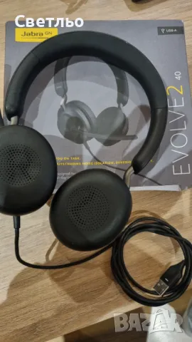 Продавам Jabra Evolve2 40 професионални слушалки, снимка 5 - Слушалки за компютър - 49542353