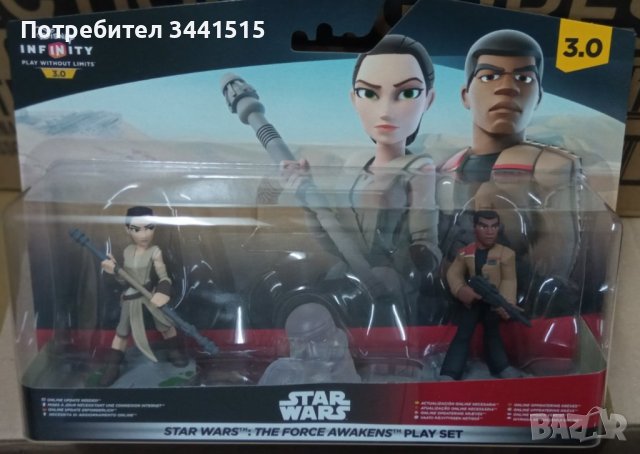 Комплект фигури Star Wars: The Force Awakens Rey и Finn Disney Infinity 3.0 