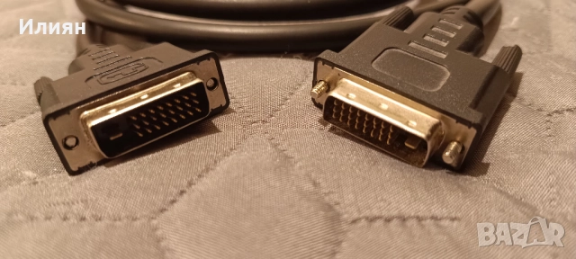 Кабел DVI-D към DVI-D, снимка 2 - Кабели и адаптери - 51477734