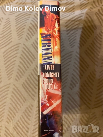 Nirvana VHS Видео Касета Оригинал, снимка 3 - Други музикални жанрове - 52548760