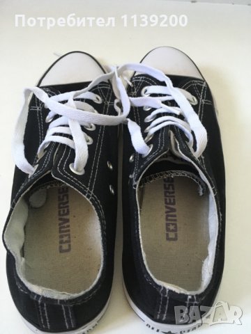 Converce All Star 37-38 черни кецове оригинал, снимка 7 - Детски маратонки - 29879802