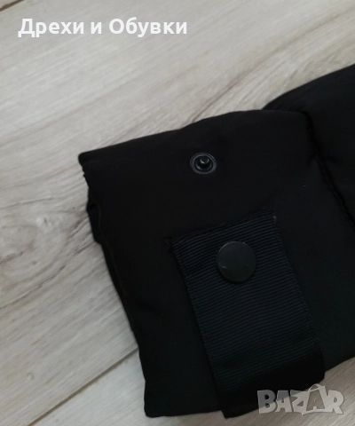 Черно зимно яке с качулка ZARA , снимка 6 - Якета - 52710163