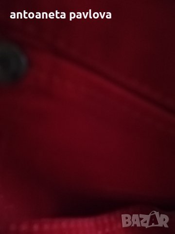 Червен панталон кадифе, снимка 6 - Панталони - 38887071