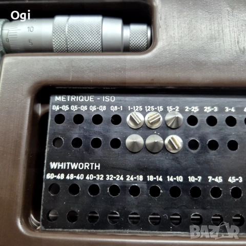 Микрометър резбомер TESA , снимка 7 - Стругове - 51798459