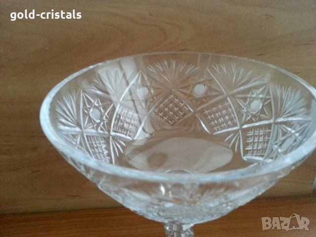 кристална купа фруктиера бонбониера, снимка 2 - Антикварни и старинни предмети - 31107669