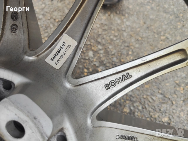 4бр.алуминиева джанта 18цола за Volkswagen Tiguan, снимка 8 - Гуми и джанти - 53270979