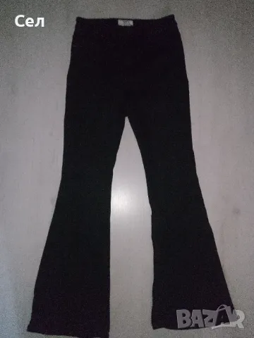 Черни дънки Bershka с висока талия, чарлстон 40н, снимка 3 - Дънки - 48393503