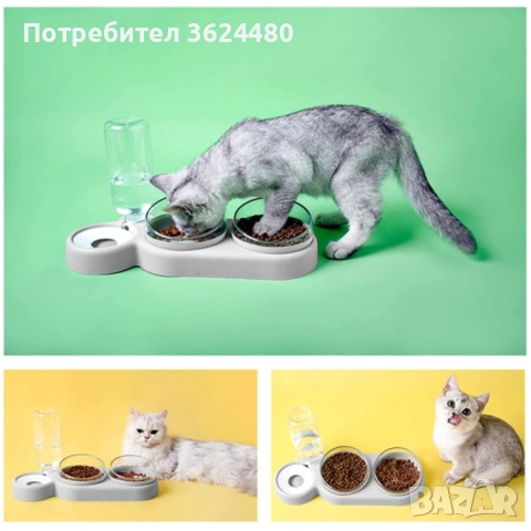 Поилка и Посуда за Храна за Котки 3636, снимка 6 - За котки - 52650528