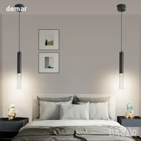Смарт/LED полилей за таван с 3 нива 3000/4500/6500K, 2 бр, снимка 7 - Полилеи - 55871328