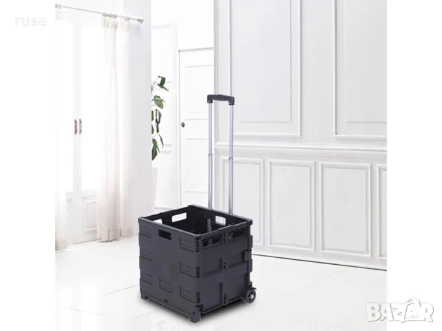 НОВИ! Сгъваема количка за пазаруване и транспортиране до 25кг, снимка 2 - Други стоки за дома - 50225135