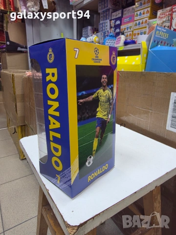 Фигурка играчка за дете Роналдо Ал Насър Жълт Cr7 + детски Екип кристиано роналдо, снимка 2 - Футбол - 54335920