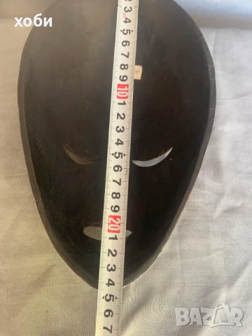 дървена африканска маска  , снимка 6 - Антикварни и старинни предмети - 51265930