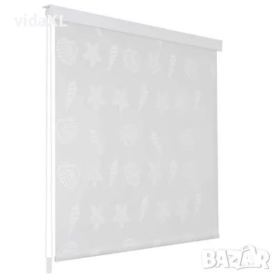 vidaXL Ролетна щора за баня, 140x240 см, морски звезди(SKU:142862), снимка 1 - Щори - 49235069