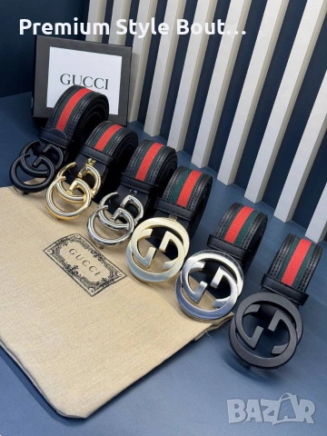 колани GUCCI от естествена кожа 💯 4 cm