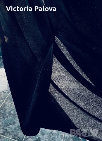 Прекрасна черна дълга рокля HENNES COLLECTION , снимка 6 - Рокли - 51172537