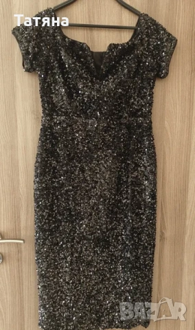 Черна официална рокля, снимка 2 - Рокли - 53107617