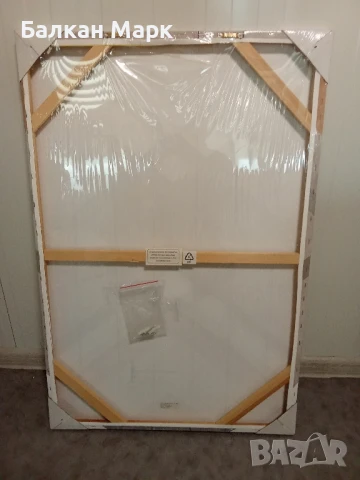 Абстрактна картина 60x90 см върху дървена рамка, снимка 2 - Картини - 50796878