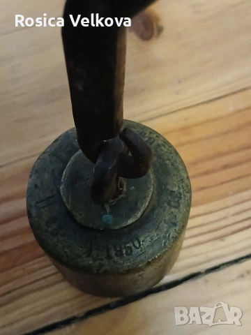 Стар ретро кантар с топуз , снимка 10 - Антикварни и старинни предмети - 53243306