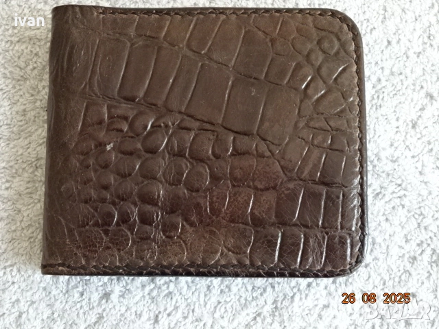 мъжки портфейл /ръчна изработка/, снимка 4 - Портфейли, портмонета - 51614913