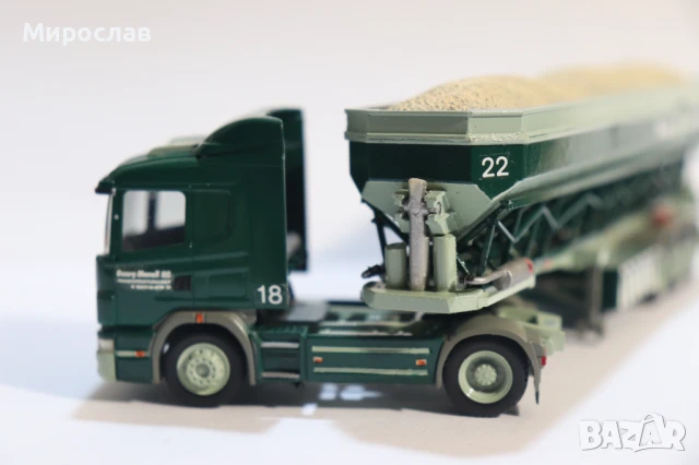 HERPA 1:87 H0 SCANIA ТИР КАМИОН ИГРАЧКА КОЛИЧКА МОДЕЛ, снимка 9 - Колекции - 50767151