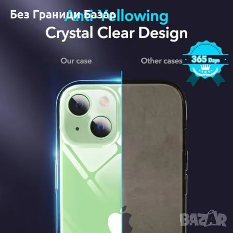 Нов Калъф кейс гръб за iPhone 15 6.1 инча, прозрачна защита против удари Айфон, снимка 4 - Калъфи, кейсове - 47389479