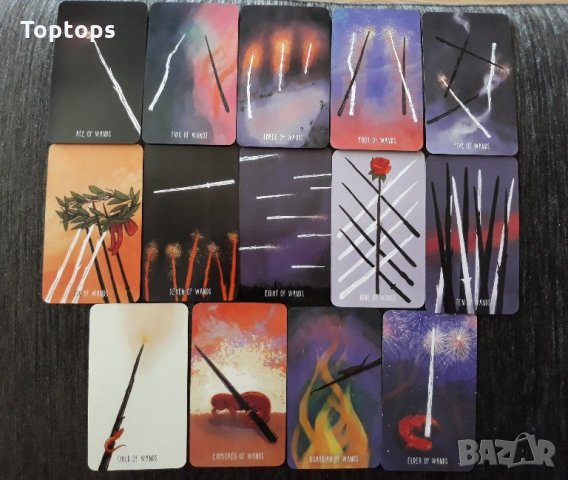 78 съвременни таро карти: Urban Tarot & Pagan Tarot & Spacious Tarot, снимка 18 - Други игри - 33814085