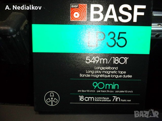2 BASF LP35 new tape, снимка 2 - Ресийвъри, усилватели, смесителни пултове - 42924759