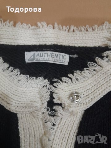 Жилетка/блуза в стилно черно-бяло, снимка 6 - Жилетки - 38059156