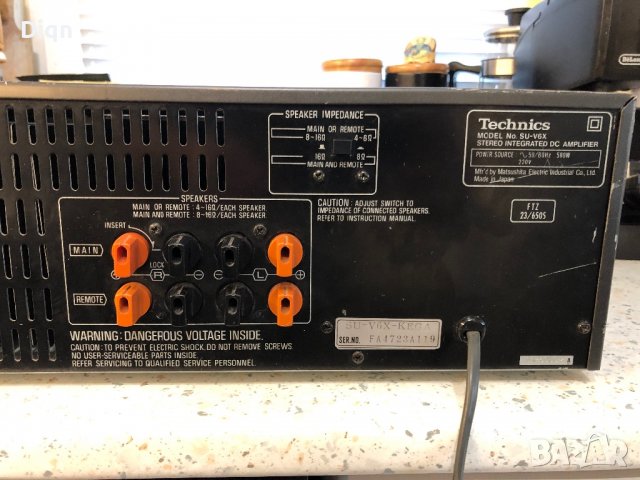 Technics SU-V6x, снимка 13 - Ресийвъри, усилватели, смесителни пултове - 39855274