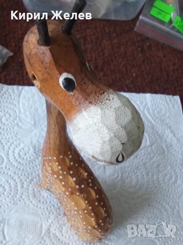 Дървена фигурка 51760, снимка 5 - Антикварни и старинни предмети - 52787445