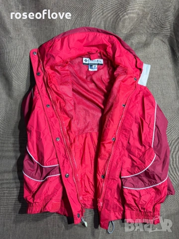 Columbia дамско червено яке размер - М, снимка 3 - Якета - 53261910