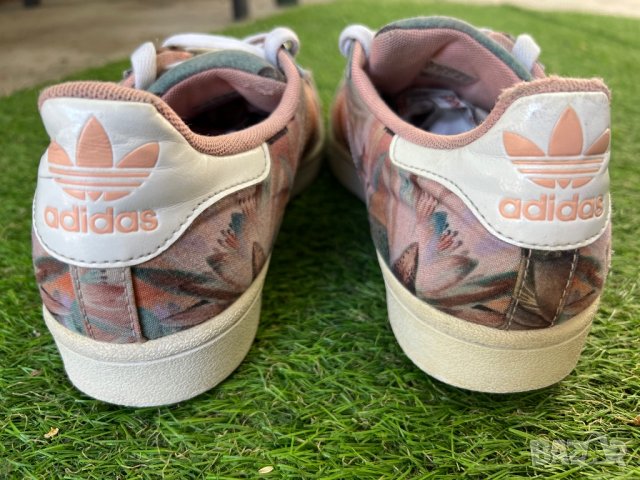 Adidas Superstar Lotus Print  Dust Pink — Номер  41 1/3, снимка 5 - Кецове - 37459657