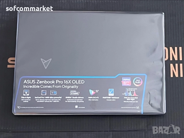 Лаптоп ASUS Zenbook Pro 16X OLED (UX7602ZM-OLED-ME951X), снимка 3 - Лаптопи за работа - 51821550