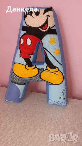 Букви възглавнички от плат , снимка 6 - Други - 28372706