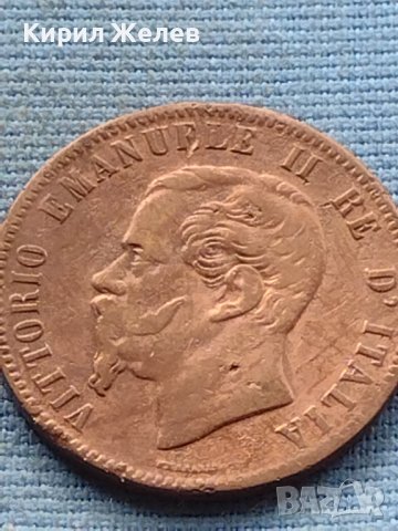 Монета 10 чентезима 1863г. Италия Виктор Емануил втори 28191, снимка 6 - Нумизматика и бонистика - 42739432