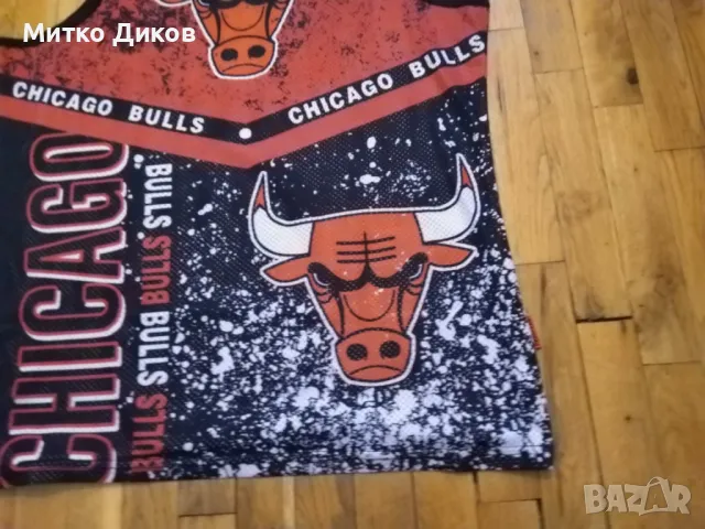 Потник тип баскетболен на Чикаго Булс фенски размер М, снимка 4 - Баскетбол - 49923992