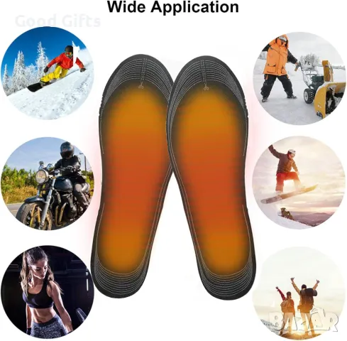 Загряващи стелки за обувки с USB зареждане, снимка 7 - Други стоки за дома - 50207031