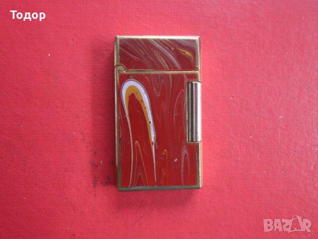 Позлатена запалка Делта с емайл, снимка 2 - Колекции - 38154936