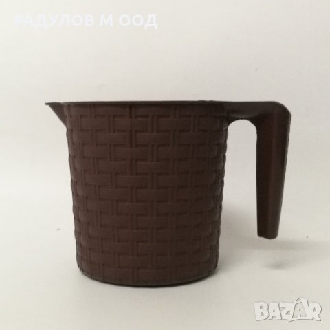 Канче с дръжка с ефект камъшит / 200233, снимка 2 - Други - 31787977