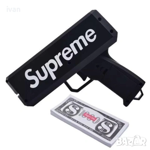 Пистолет за пачки и Реквизитни пачки долари и евро и турски лири