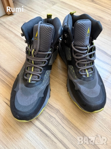 Туристически обувки Asgard MID AQX M BLACK NIGHT/GREEN LI ! 44 н, снимка 3 - Маратонки - 51869197