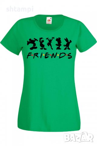 Дамска Тениска Mickey Friends,Изненада,Повод,Подарък,Празник, снимка 6 - Тениски - 37641836