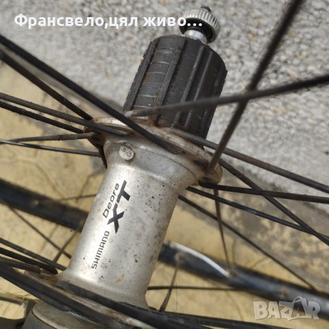 Чифт 26 цола капли за велосипед колело Shimano deore xt с диск център лоок , снимка 3 - Части за велосипеди - 42200852