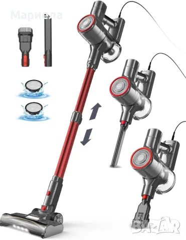 Вертикална прахосмукачка на ток 600W / 23kPa / 6 метра кабел