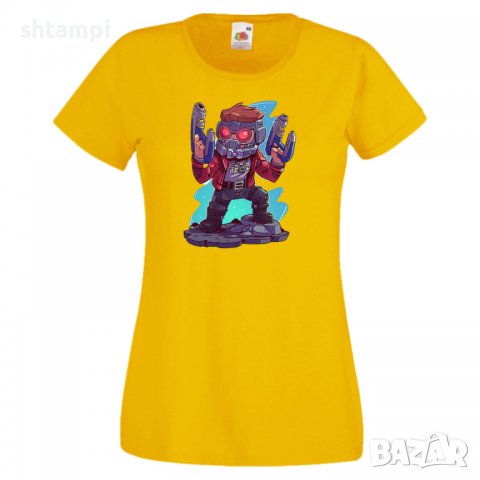 Дамска тениска Marvel Star Lord Игра,Изненада,Подарък,Геймър,, снимка 10 - Тениски - 36785950